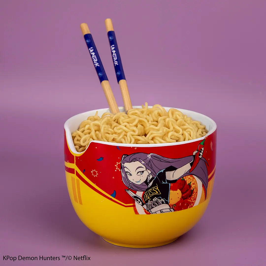 Ramen Bowl with Chopsticks - Mira Spice Queen - Kpop Demon Hunters
