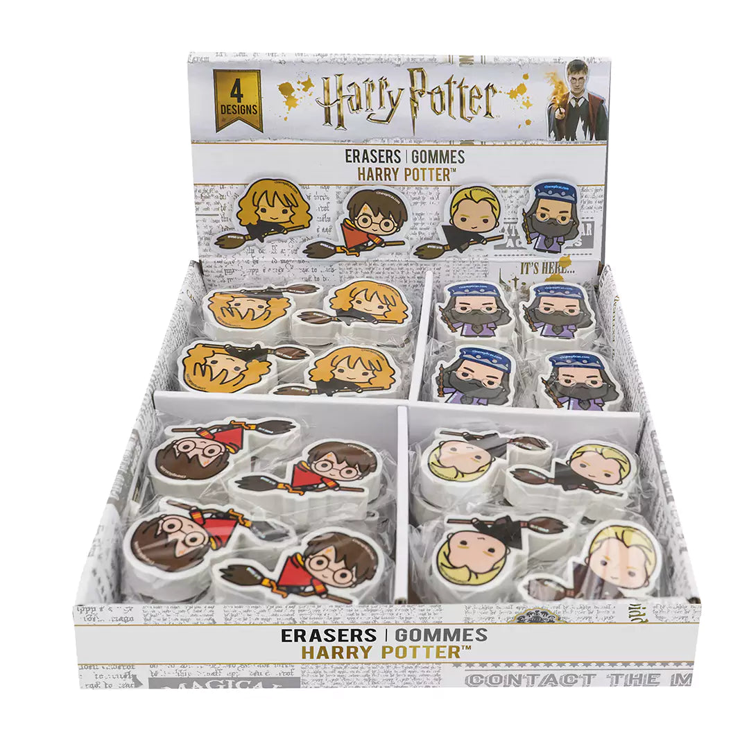 Starter Pack 1 x Display : 48 erasers Harry Potter Kawaii characters