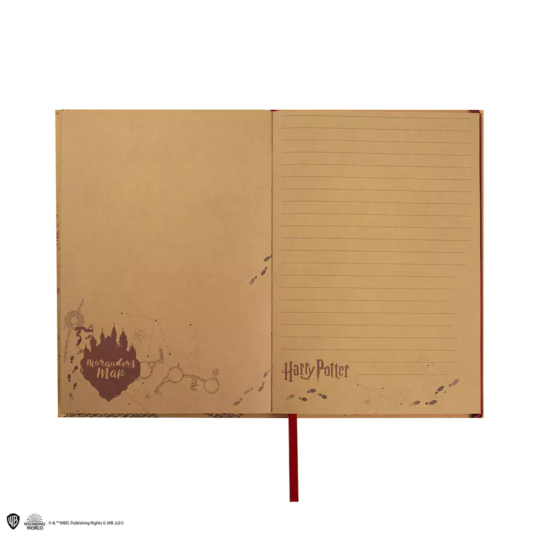 Marauder’s map notebook and small map included - Harry Potter