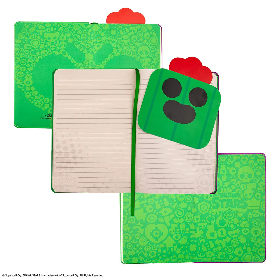 Spike Hard cover notebook - Brawl Stars