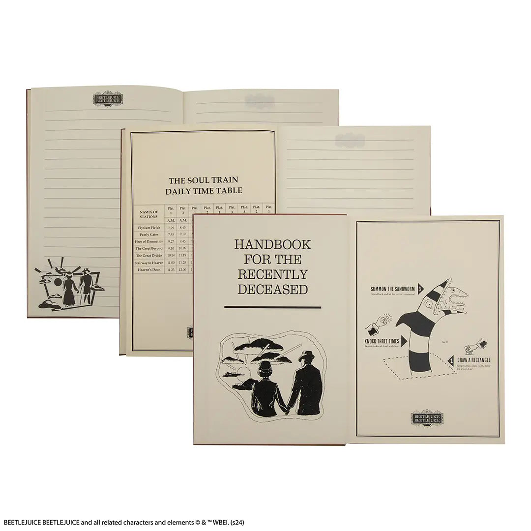 Hardcover Notebook Recently Deceased - Beetlejuice