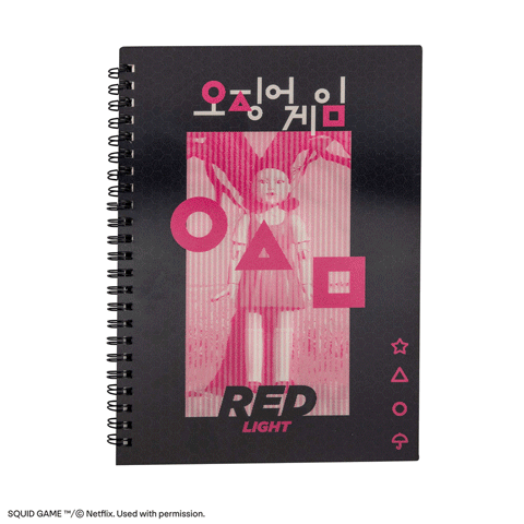 Soft cover notebook - Squid Game