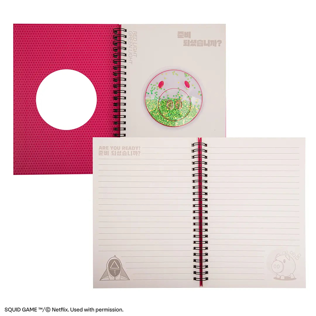 Hard cover notebook Piggy Bank - Squid Game
