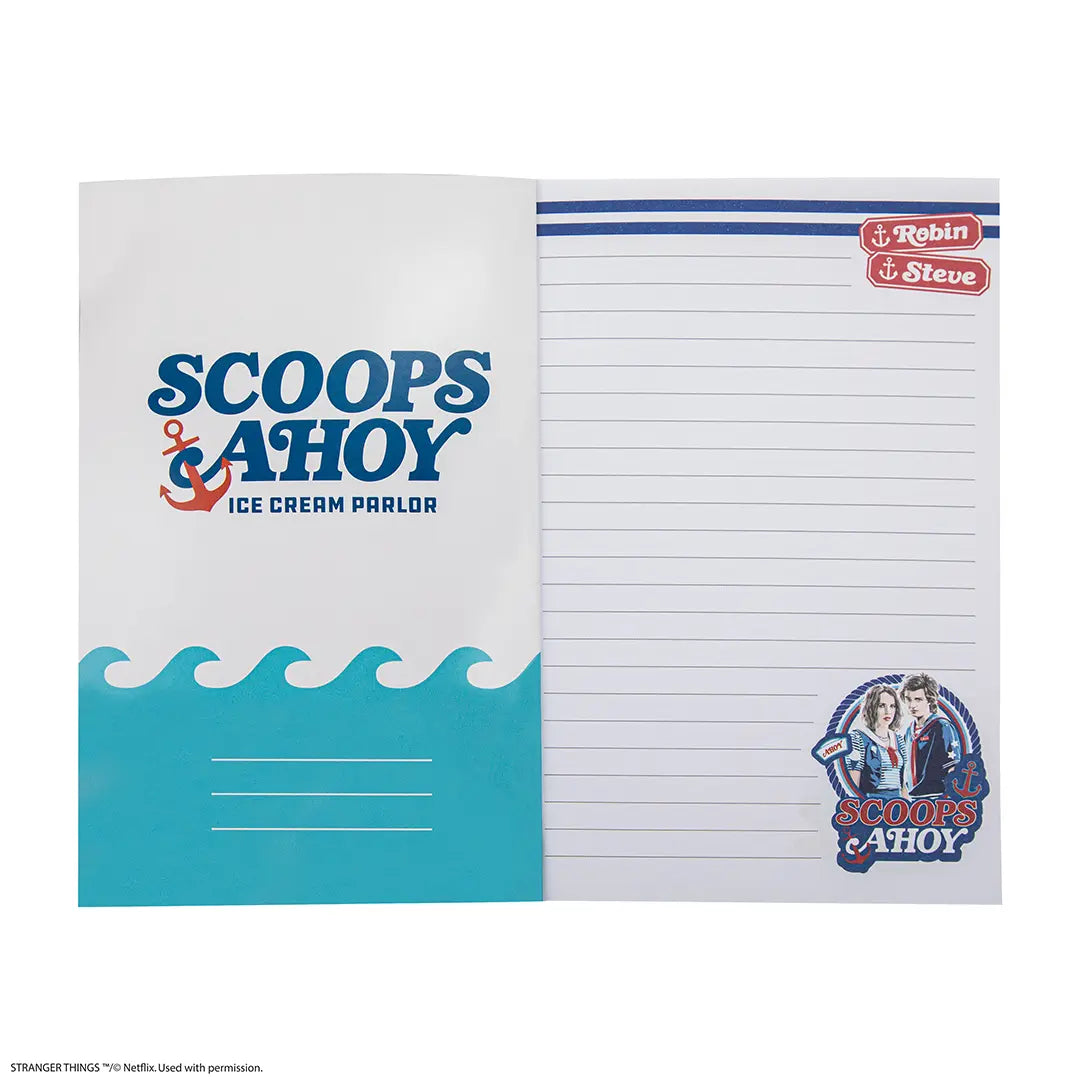 Soft cover notebook Scoops Ahoy - Stranger Things