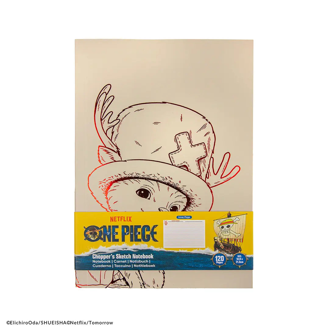 Soft Cover Notebook - Chopper’s Sketch - One Piece Netflix