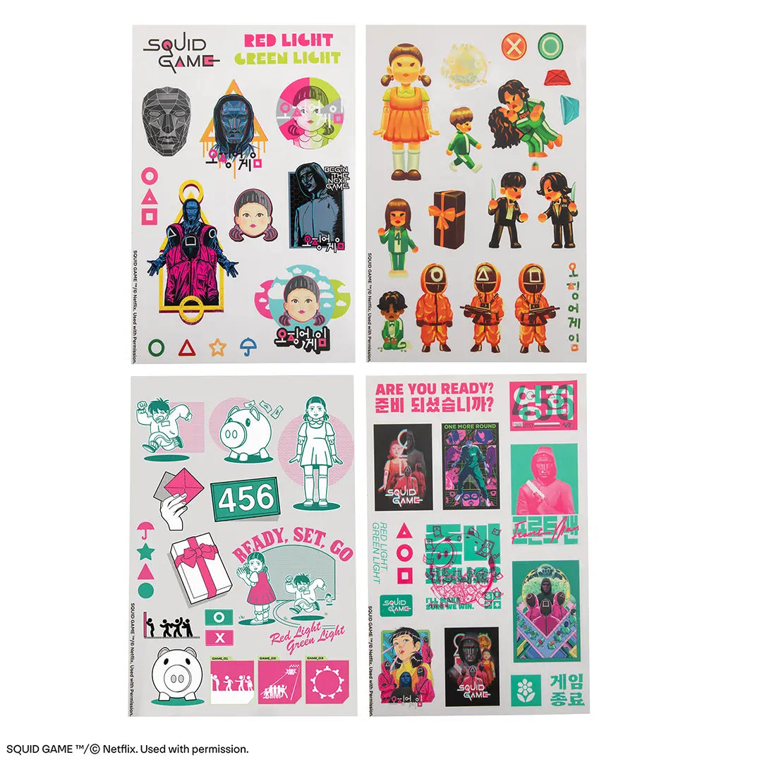 Set of stickers - Squid Game