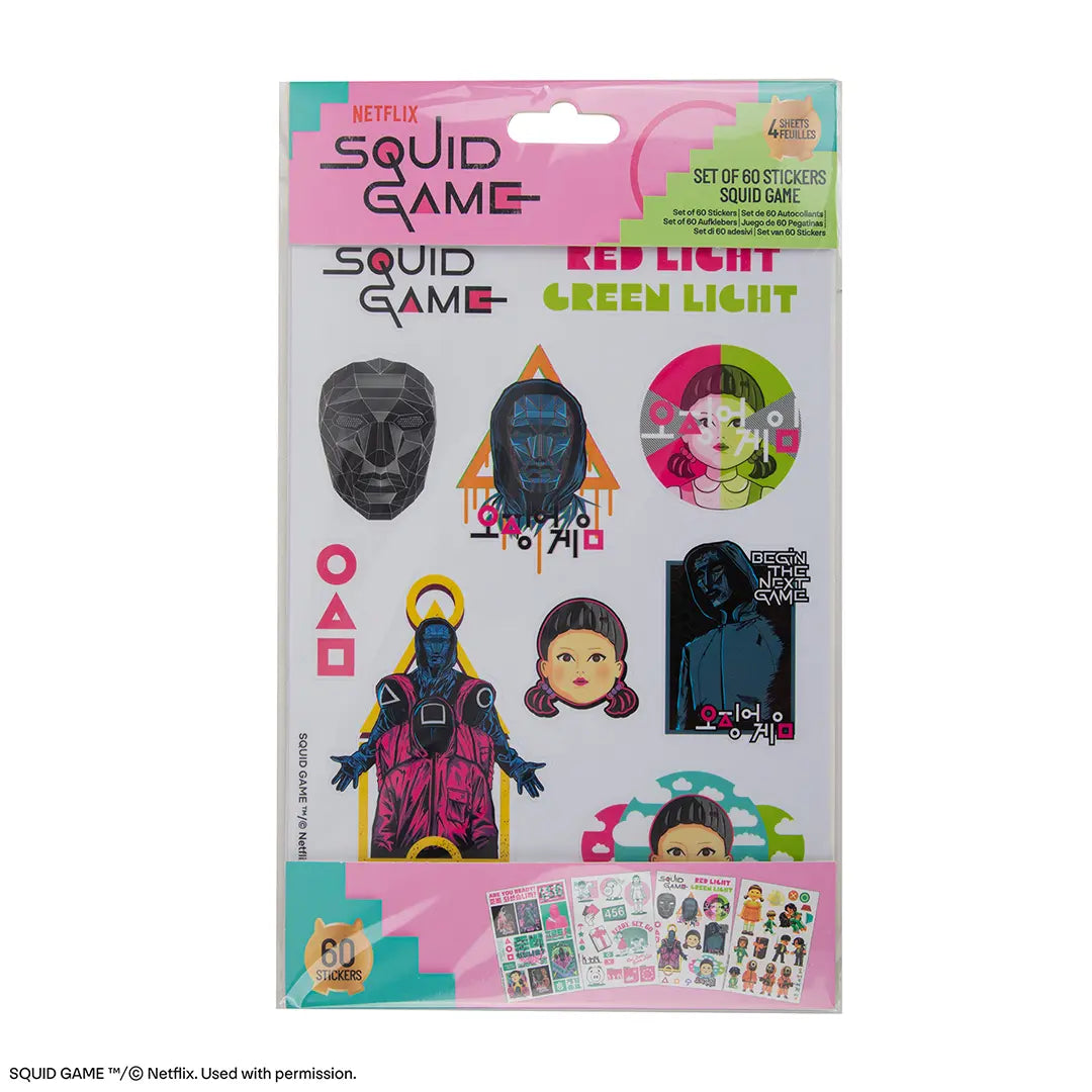 Set of stickers - Squid Game