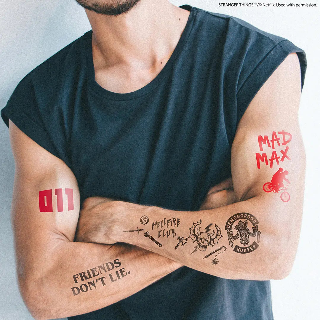 Temporary tattoos Hawkins - Stranger Things