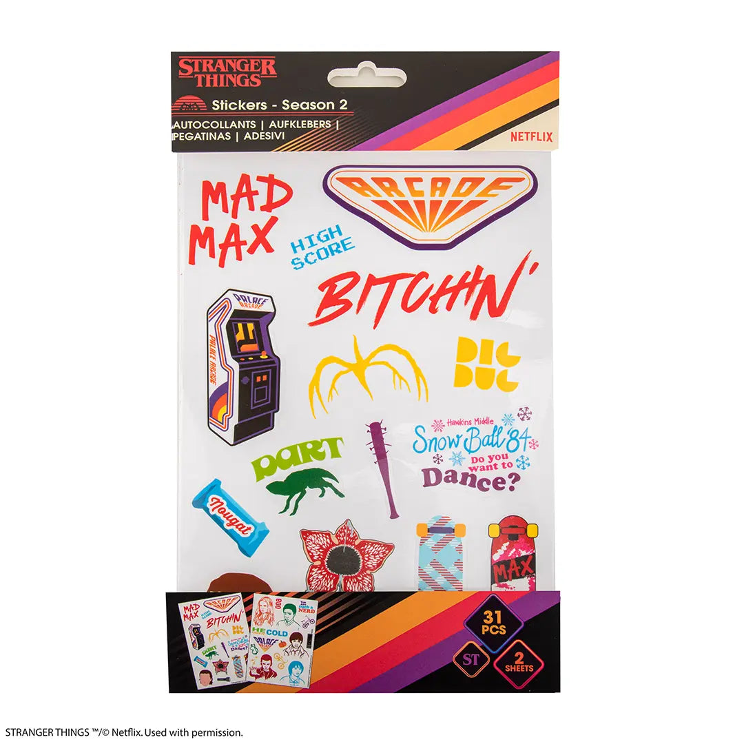 Stickers season 2 - Stranger Things
