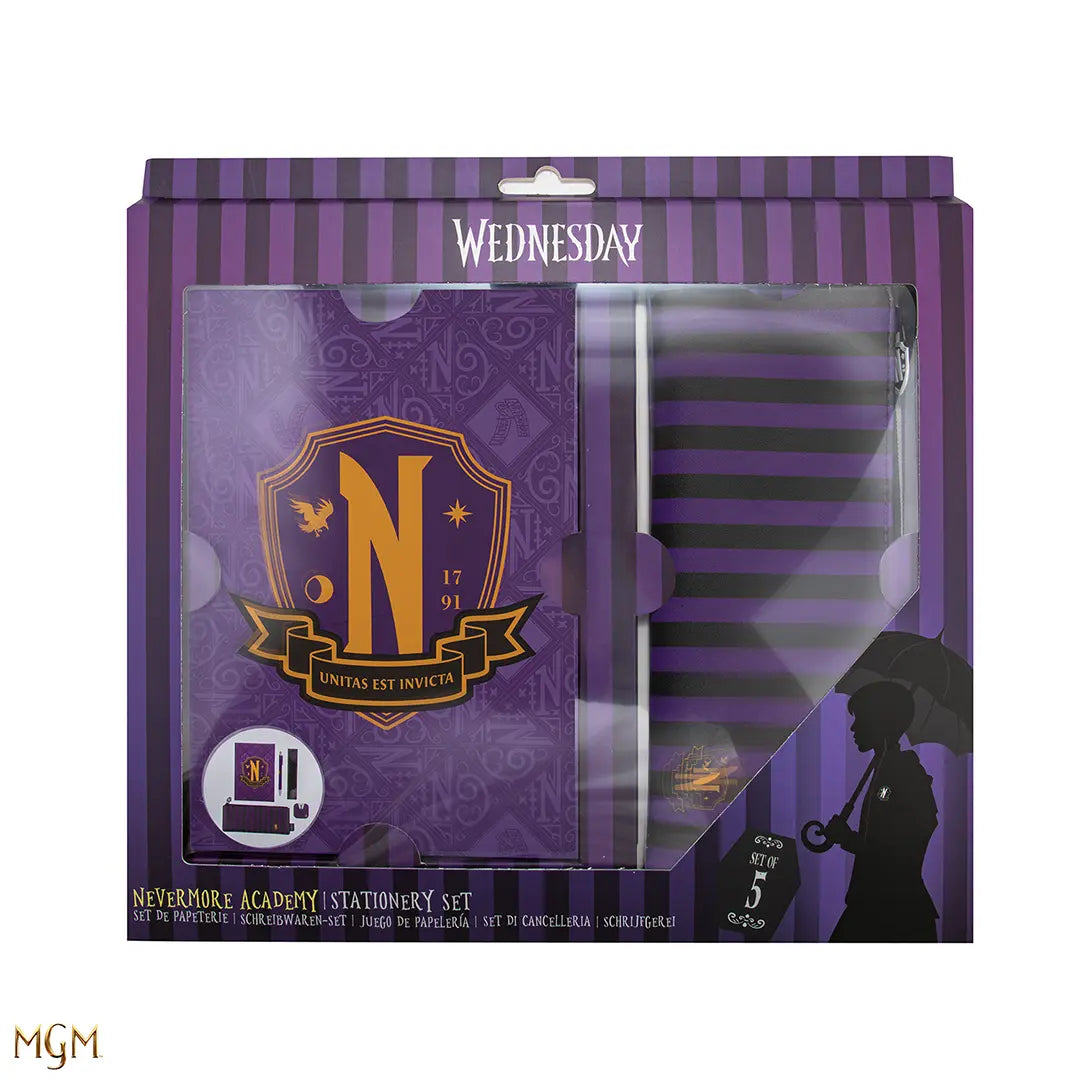 Stationery set Nevermore Academy - Wednesday