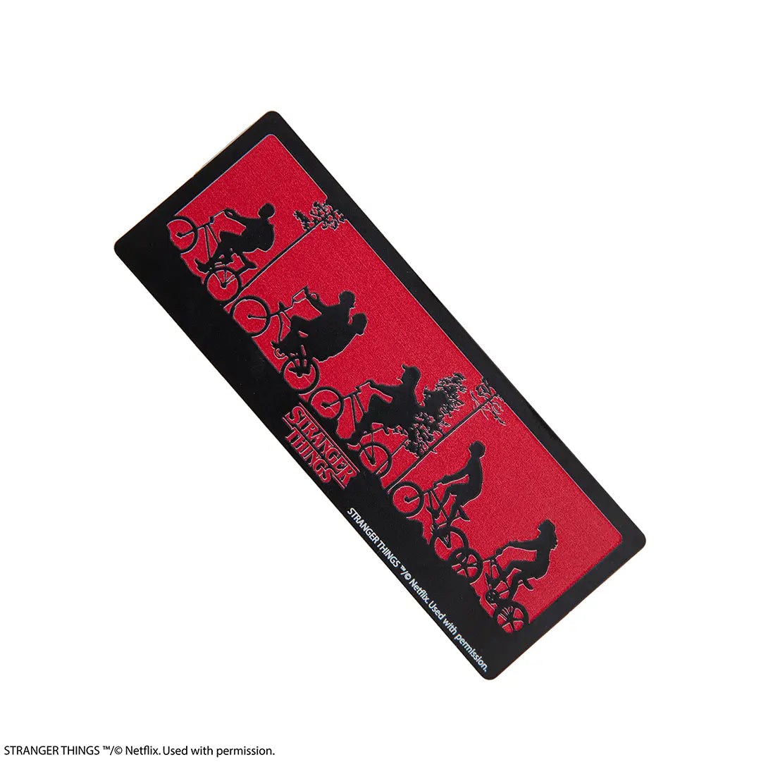 Silhouettes metal bookmark - Stranger Things