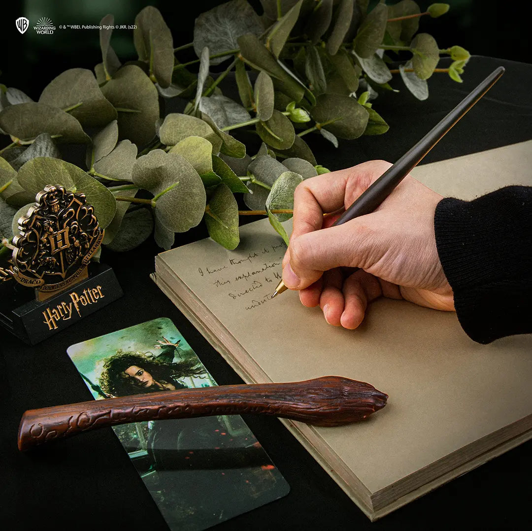 Wand Pen & Holder & Lenticular Bookmark Bellatrix Lestrange - Harry Potter