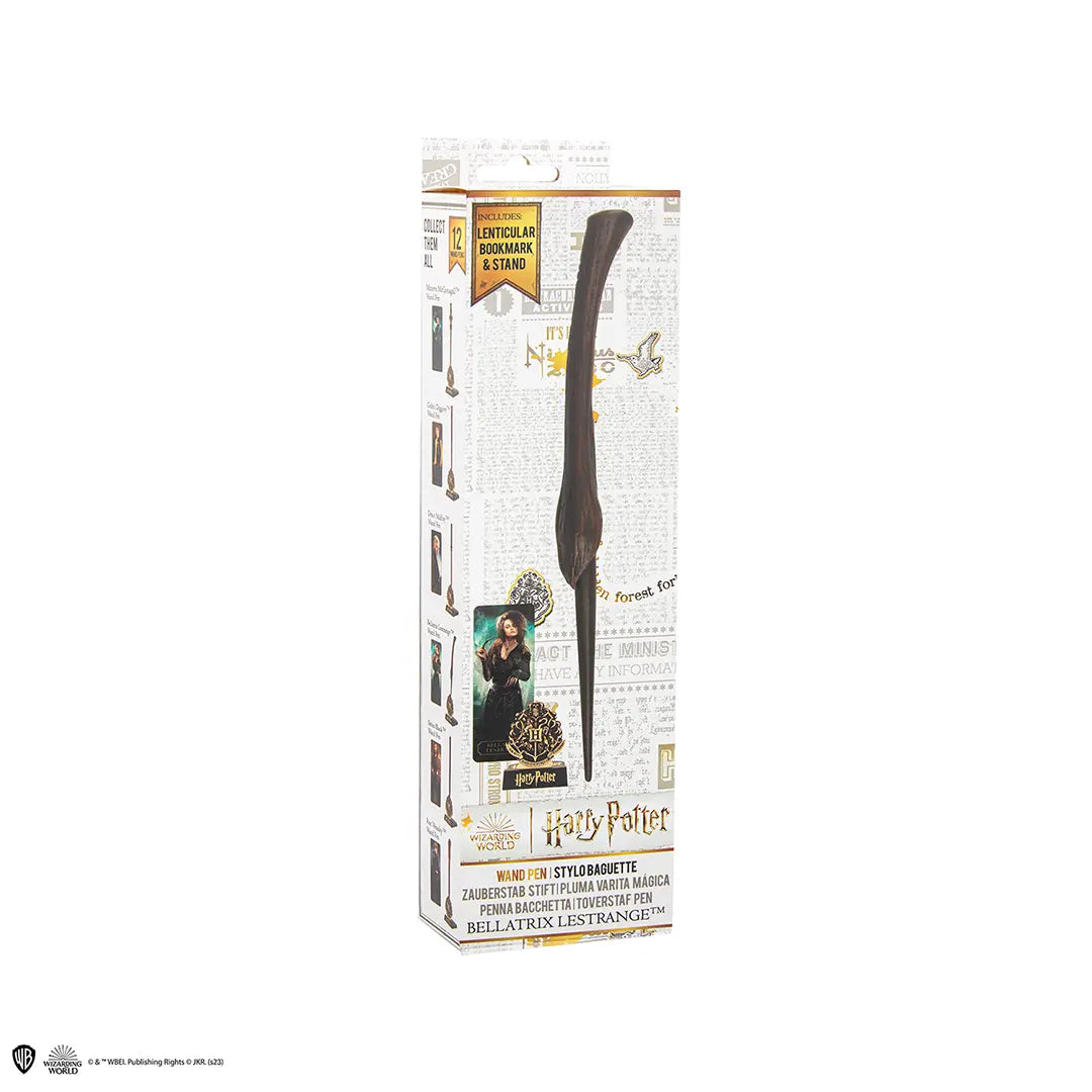 Wand Pen & Holder & Lenticular Bookmark Bellatrix Lestrange - Harry Potter