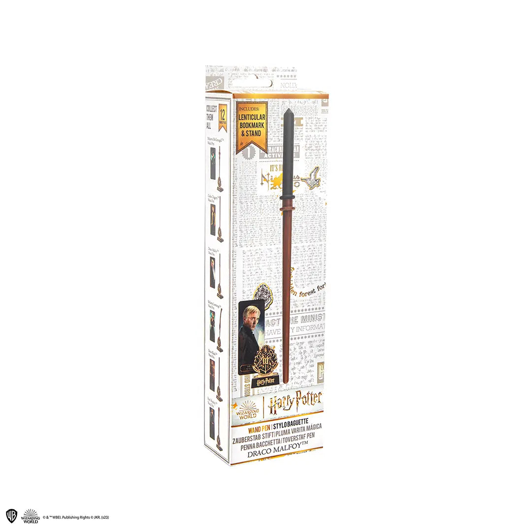 Wand Pen & Holder & Lenticular Bookmark Draco Malfoy - Harry Potter