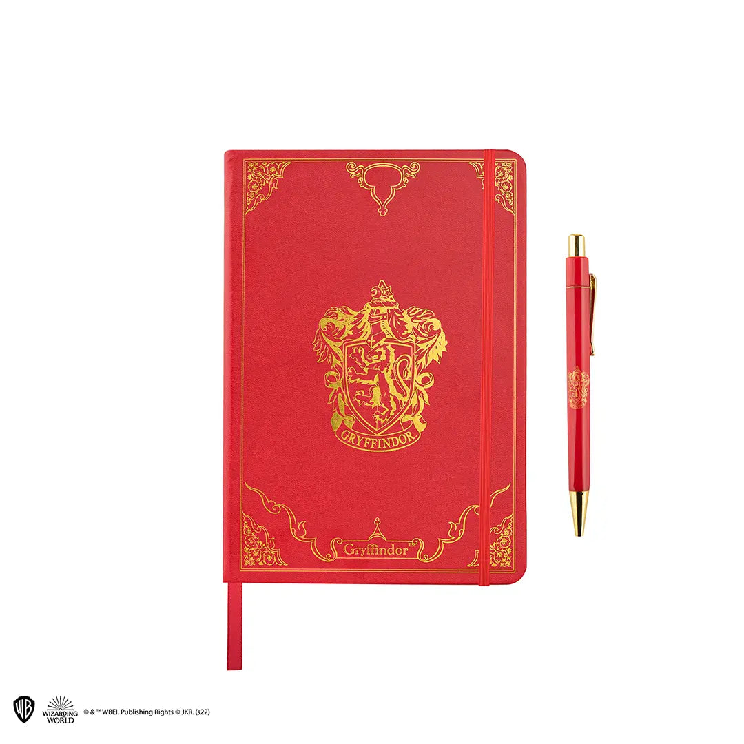 Deluxe notebook and pen Gryffindor - Harry Potter