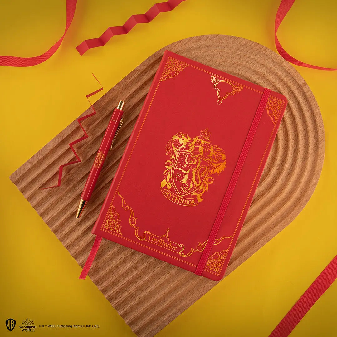 Deluxe notebook and pen Gryffindor - Harry Potter