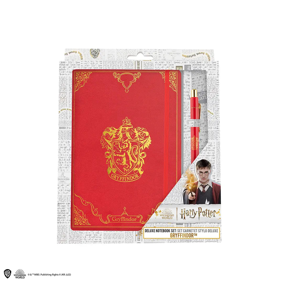 Deluxe notebook and pen Gryffindor - Harry Potter