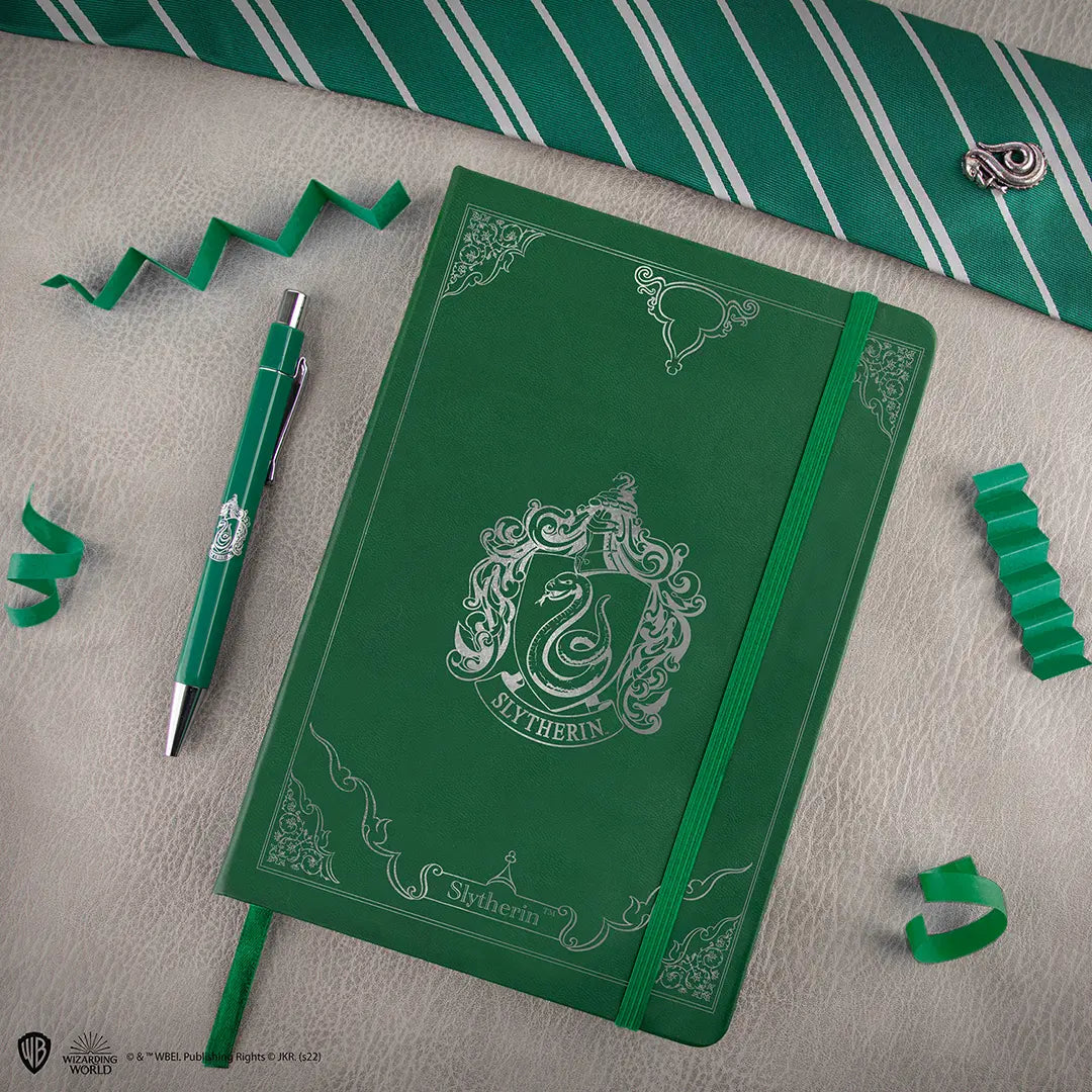Slytherin Deluxe Notebook and Pen - Harry Potter