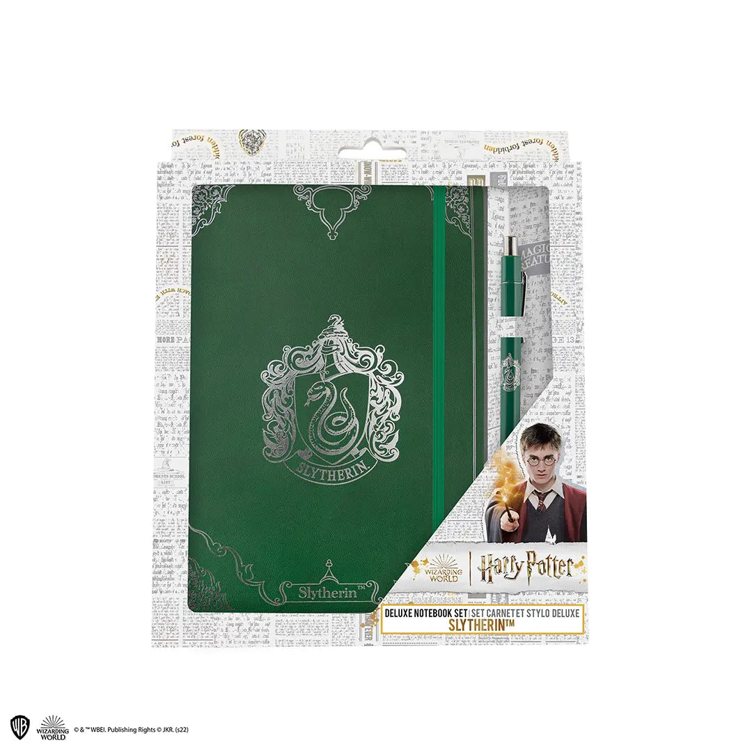 Slytherin Deluxe Notebook and Pen - Harry Potter