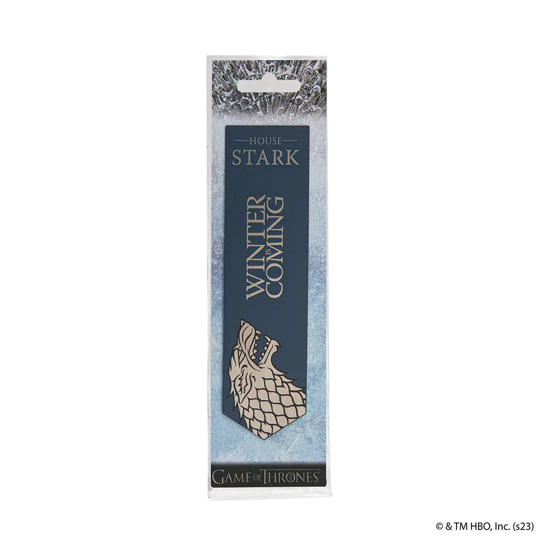 Metal bookmark - Stark - Game of Thrones