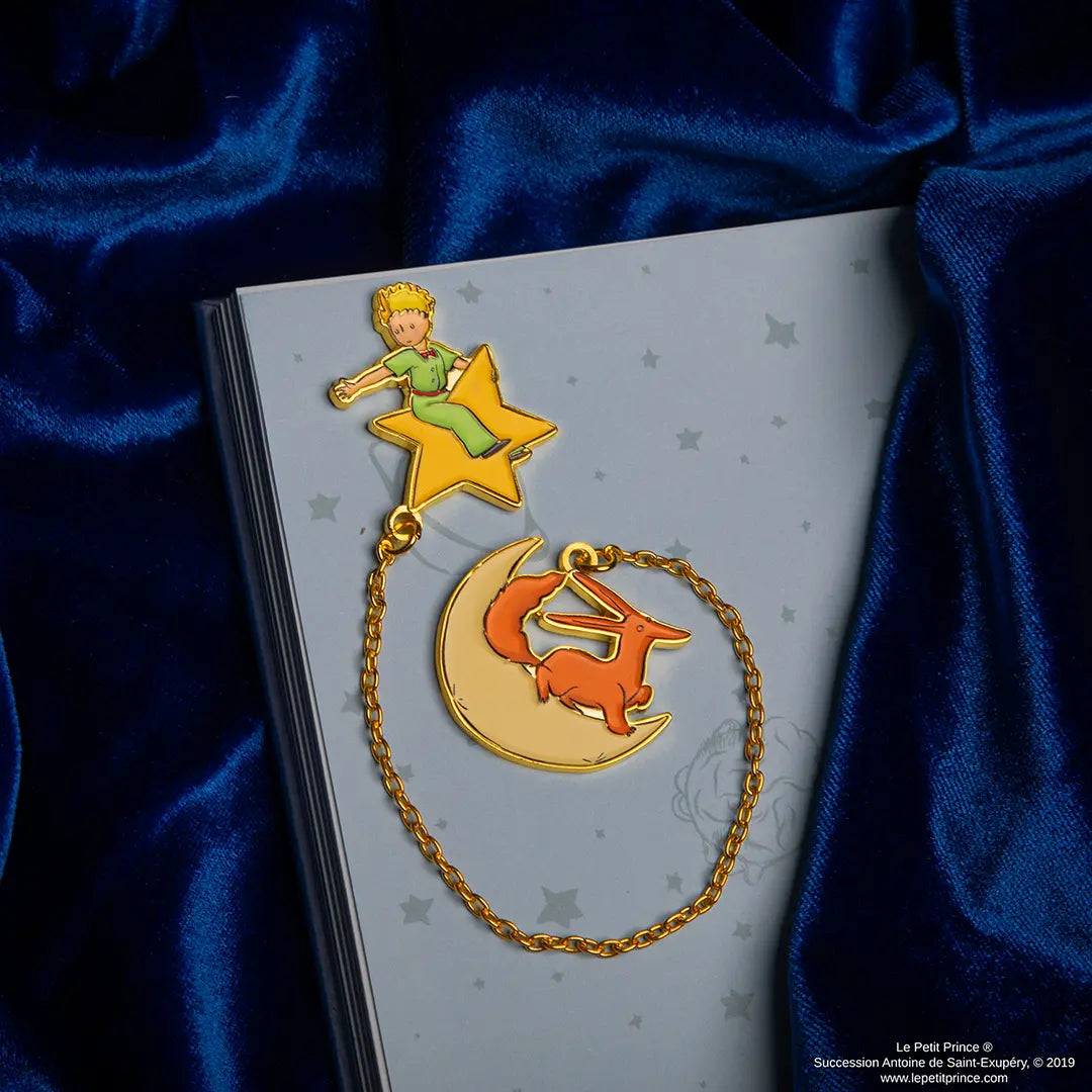 The Fox & The Prince skull Chain bookmark - The Little Prince
