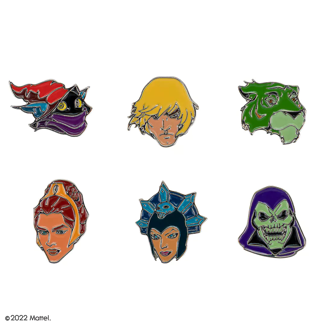 Set of 6 pin badges - Masters of the Universe