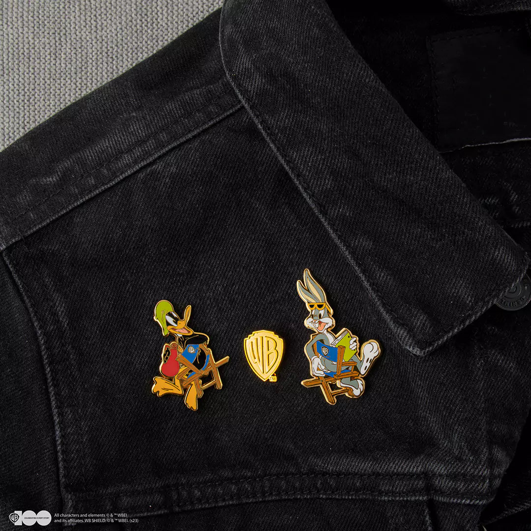 Set of 3 pins Bugs and Daffy at Warner Bros Studio - Looney Tunes - WB 100th