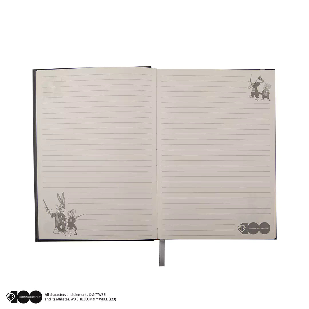 Notebook and pen Looney Tunes at Hogwarts - WB 100th