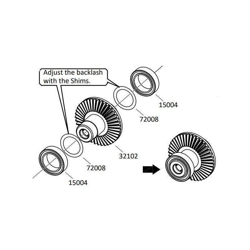 40T Axle cone (32102) GC-4, HC-4, HC-6