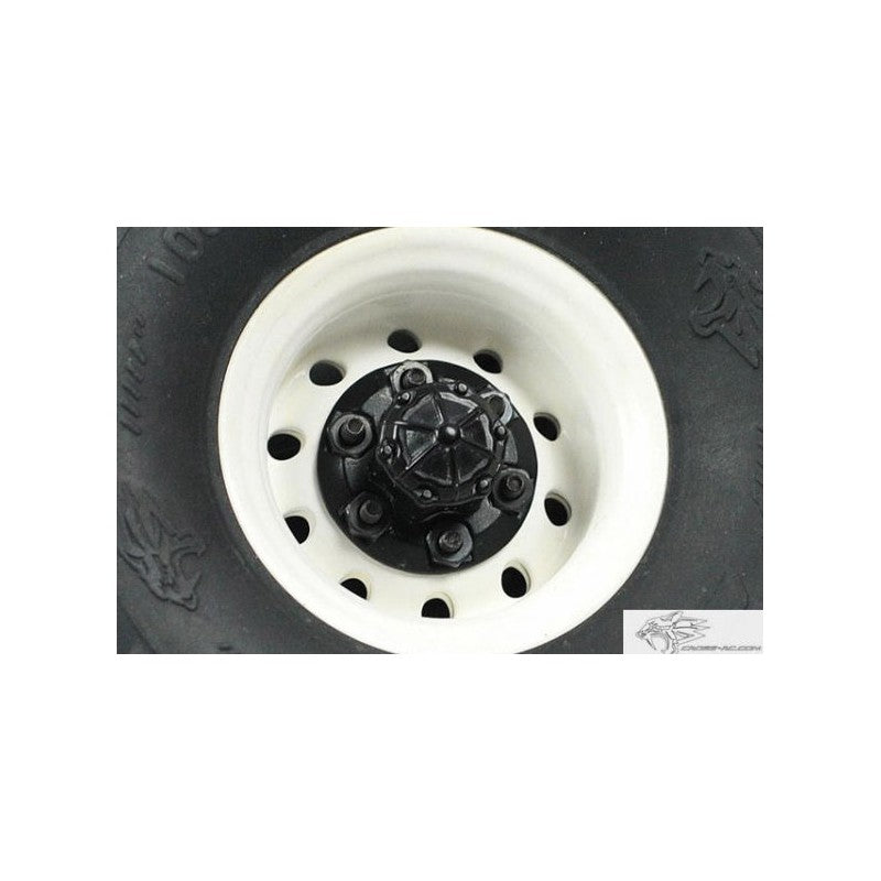 1.9' hub white ,2unit/kit
