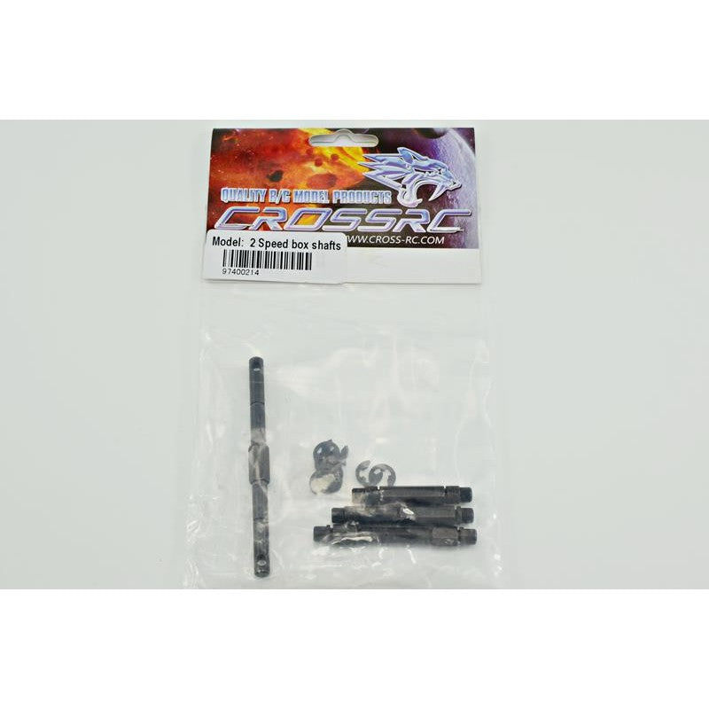 Two gear transmission shaft