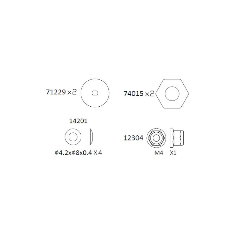 AT4 Big gear limited slip component