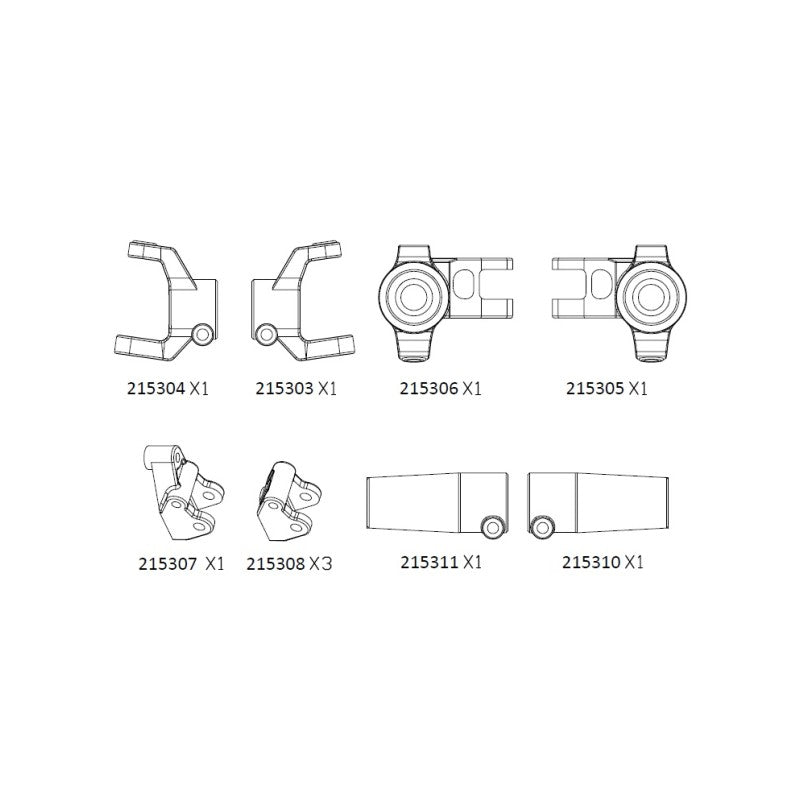 EMO straight axle seat kit