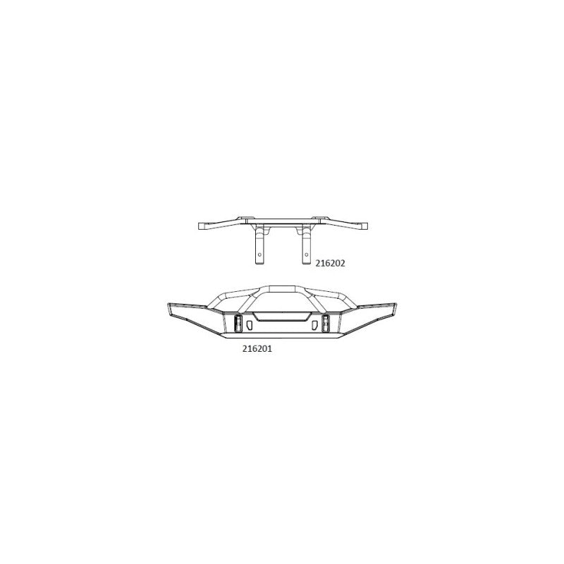 JT4 front bumper assembly