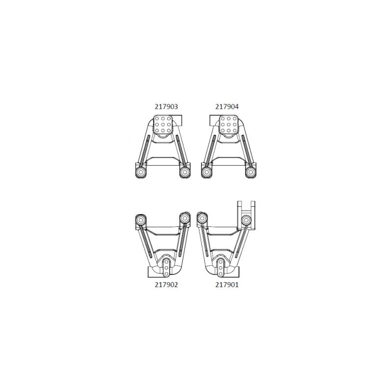 JT4 shock absorber bracket kit
