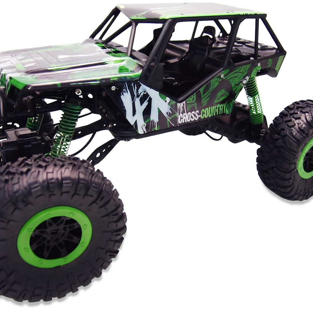 DEMO - Crazy Crawler 1:10 - stor Radiostyrd off-roader m. LJUS