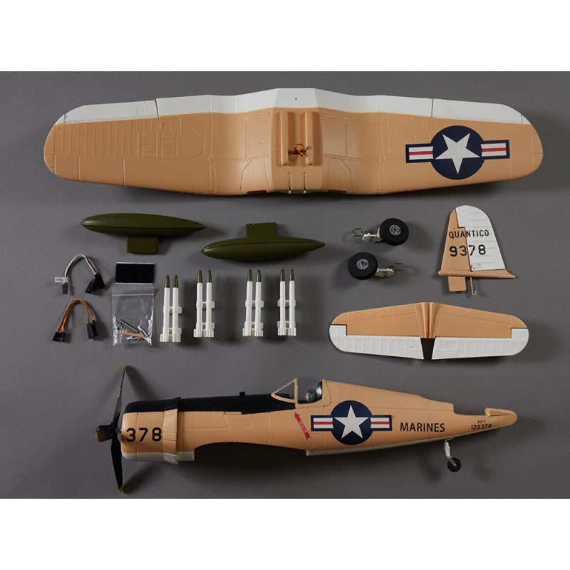 750mm F4U Corsair Warbird PNP kit