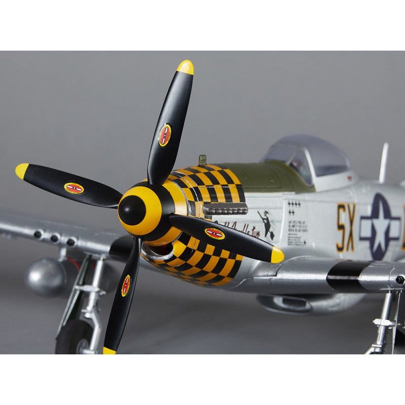 750mm P-51D Mustang Warbird PNP kit
