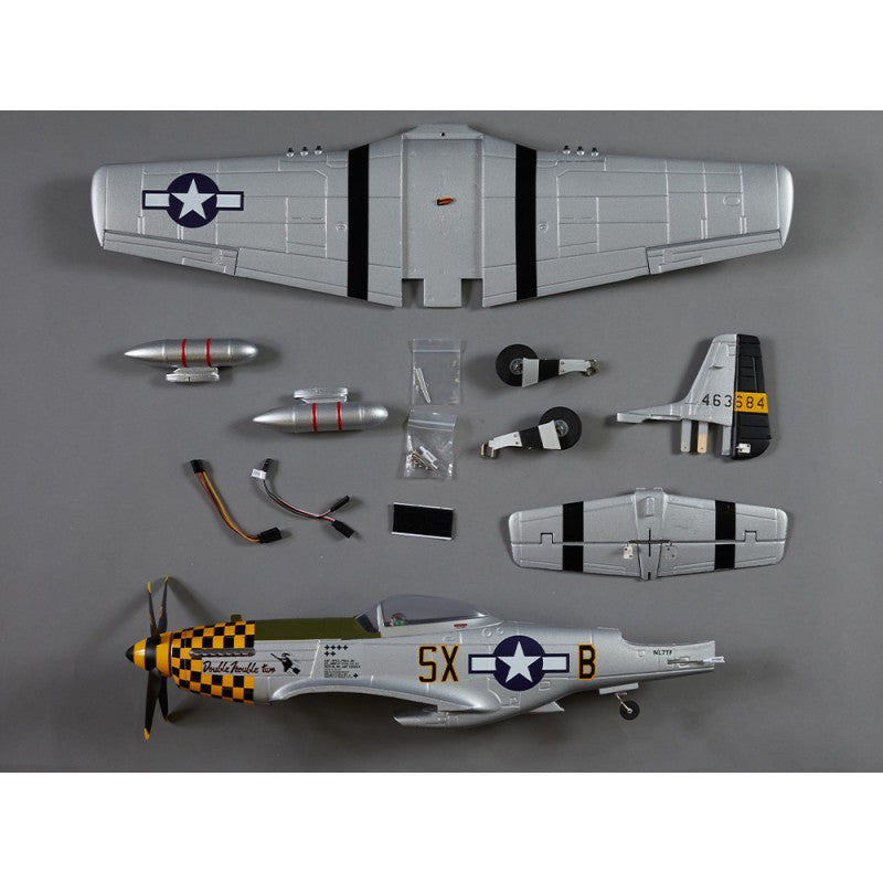 750mm P-51D Mustang Warbird PNP kit
