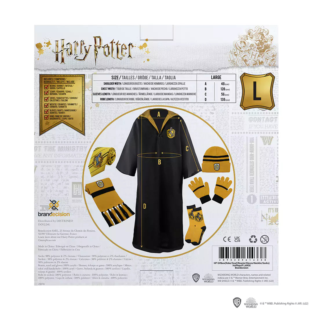 Pack 6-piece clothing Hufflepuff - Harry Potter