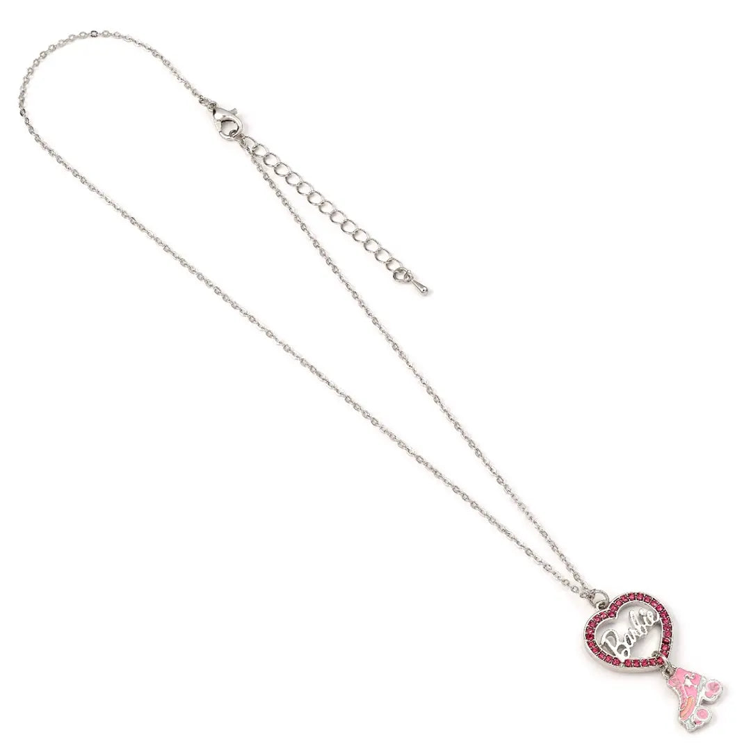 Heart and roller skate necklace - Barbie
