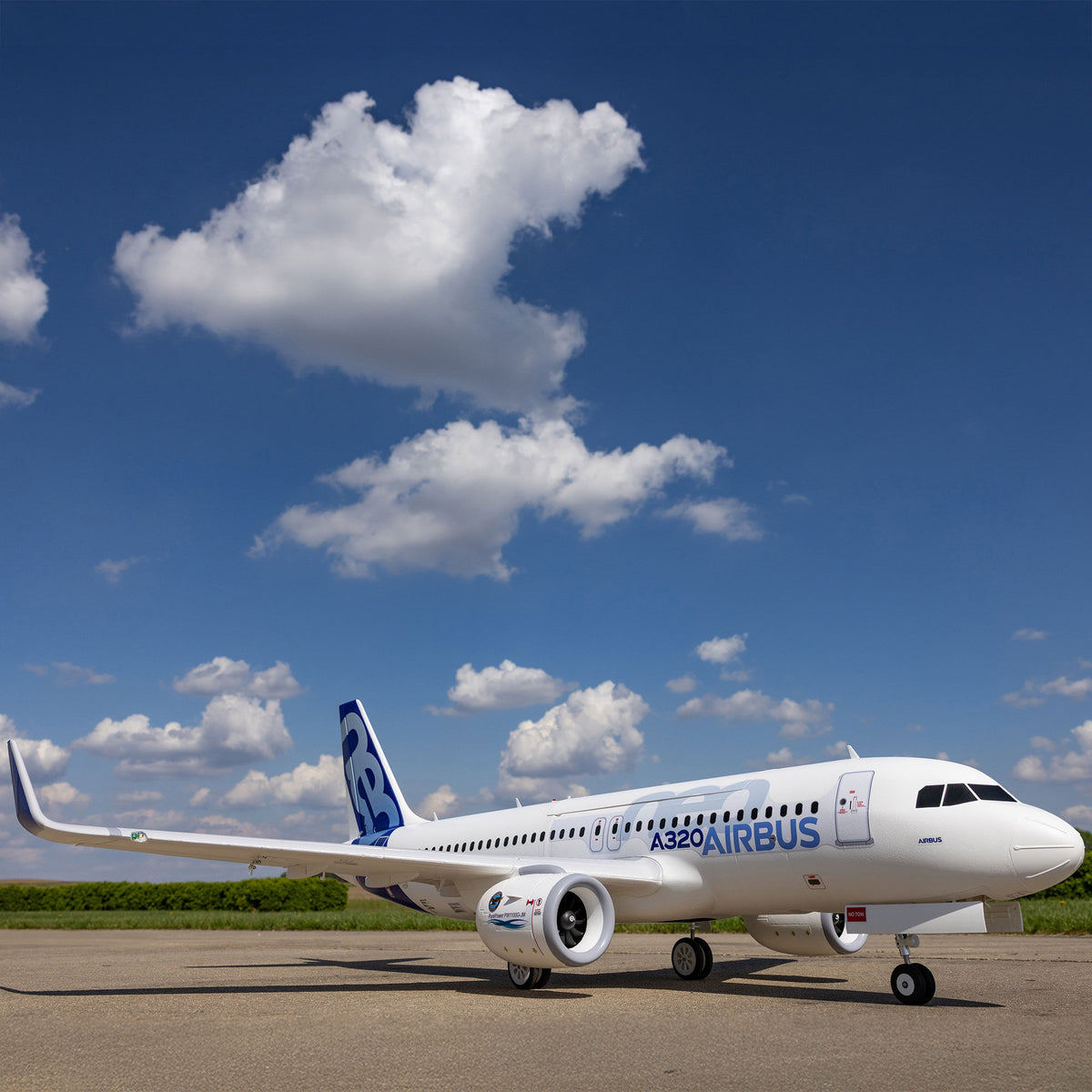 Airbus A320neo 1.5m Airliner Twin 64mm EDF BNF Basic with AS3X+ and SAFE Select