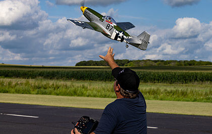P-51D Mustang 1.0M BNF Basic with AS3X and SAFE Select