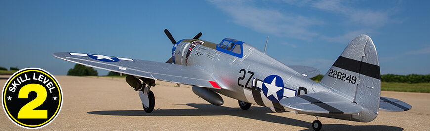 P-47 Razorback 1.2m BNF Basic-