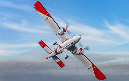DHC-6 Twin Otter 1.4m BNF Basic with AS3X+ and SAFE Select