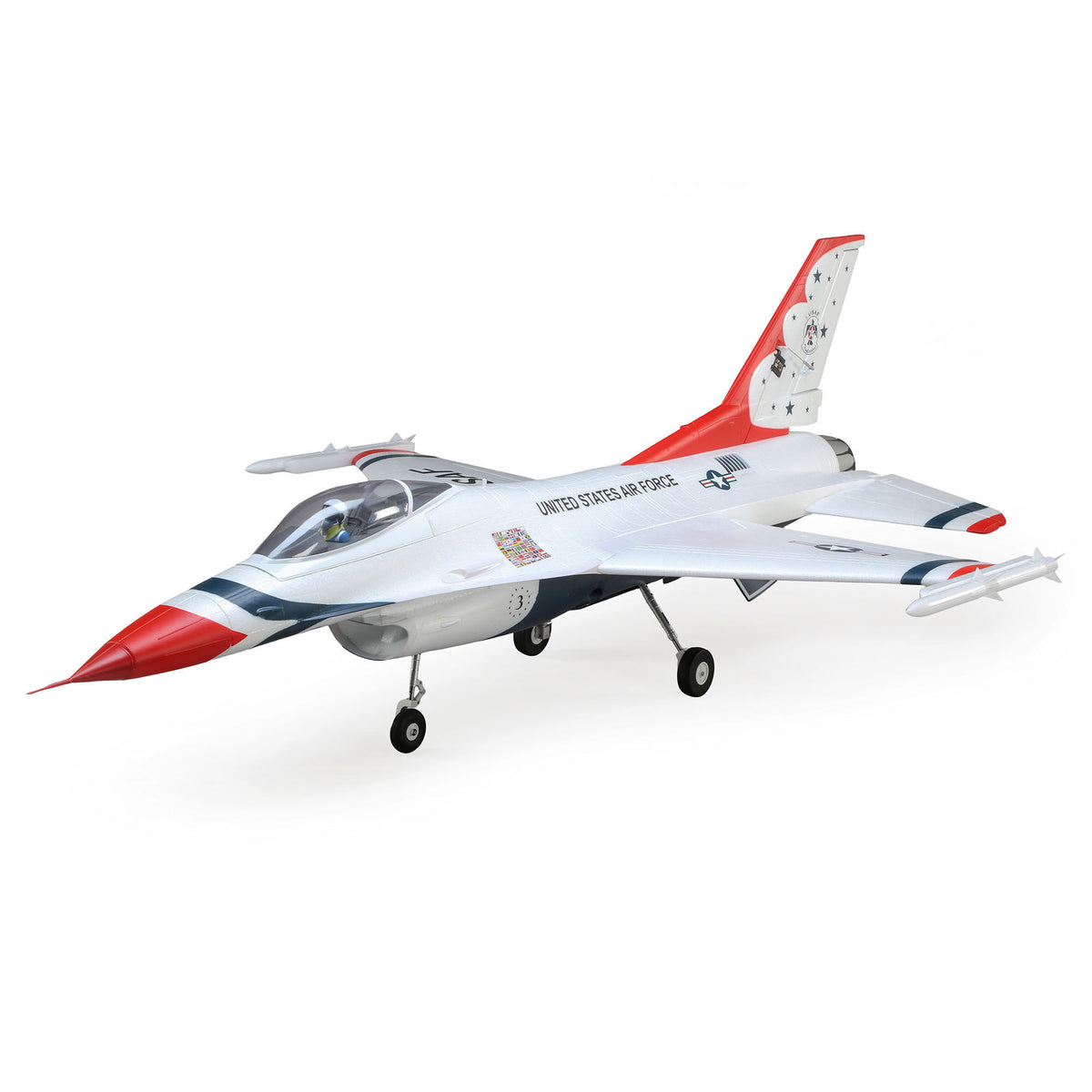 F-16 Thunderbirds 70mm EDF Jet BNF Basic-