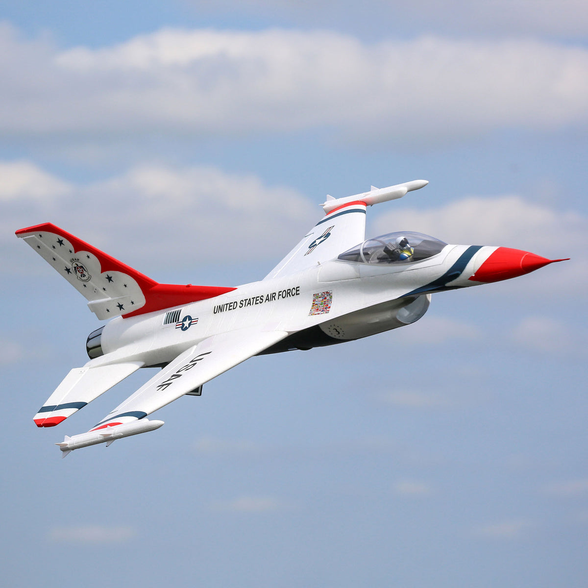 F-16 Thunderbirds 70mm EDF Jet BNF Basic-