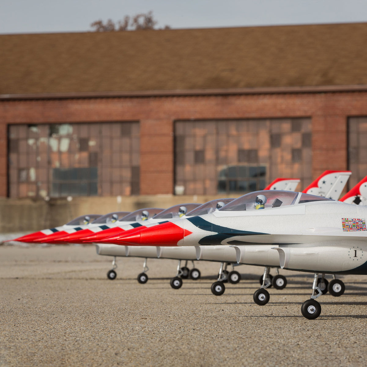 F-16 Thunderbirds 70mm EDF Jet BNF Basic-