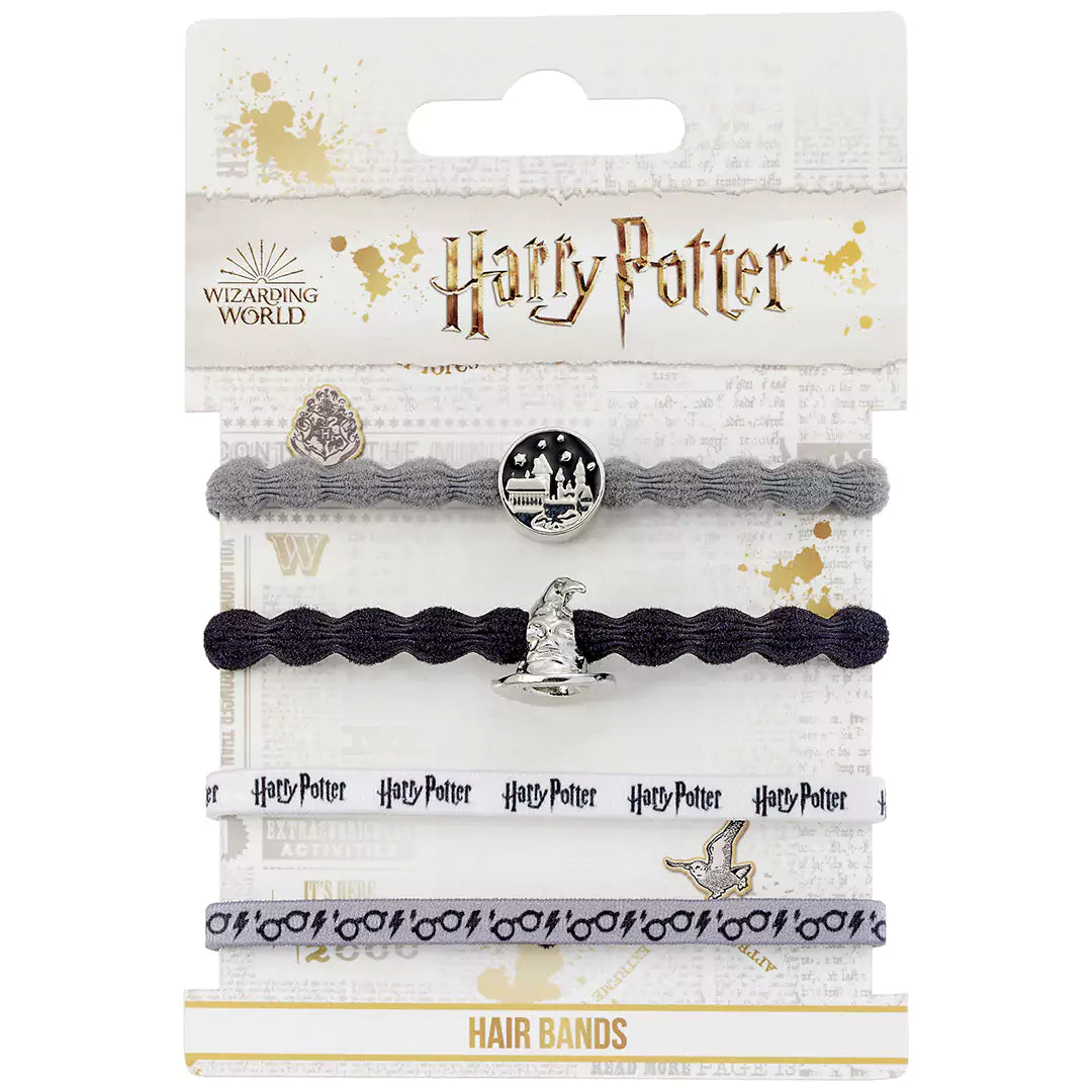 Official Harry Potter Hogwarts & Sorting Hat Hair Band Set