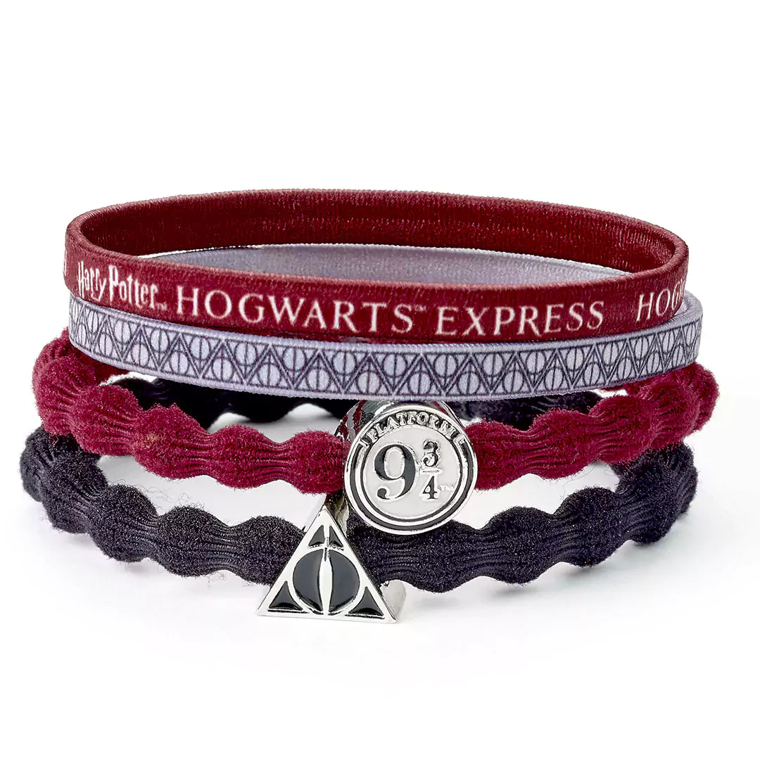 Official Harry Potter Platform 9 3/4 & Deathly Hallows Hair Band Set
